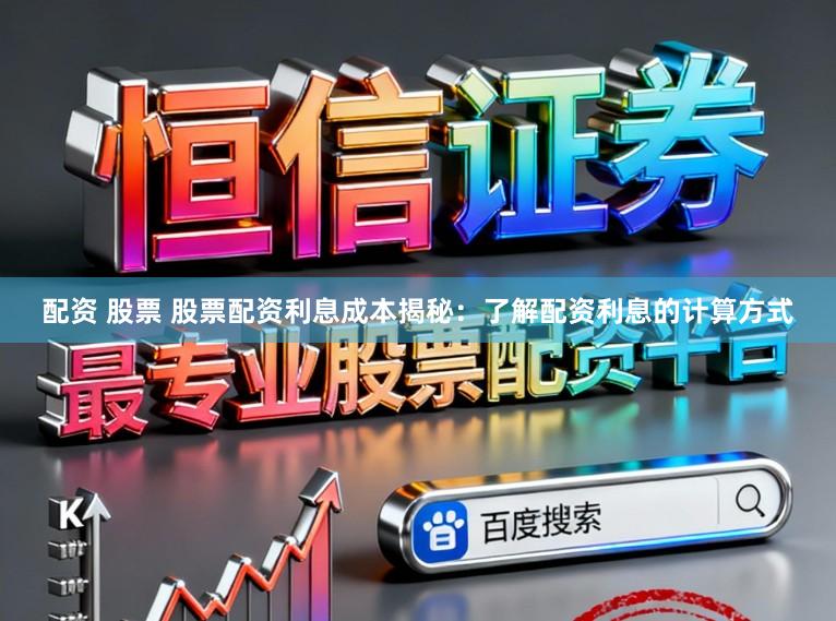 配资 股票 股票配资利息成本揭秘：了解配资利息的计算方式