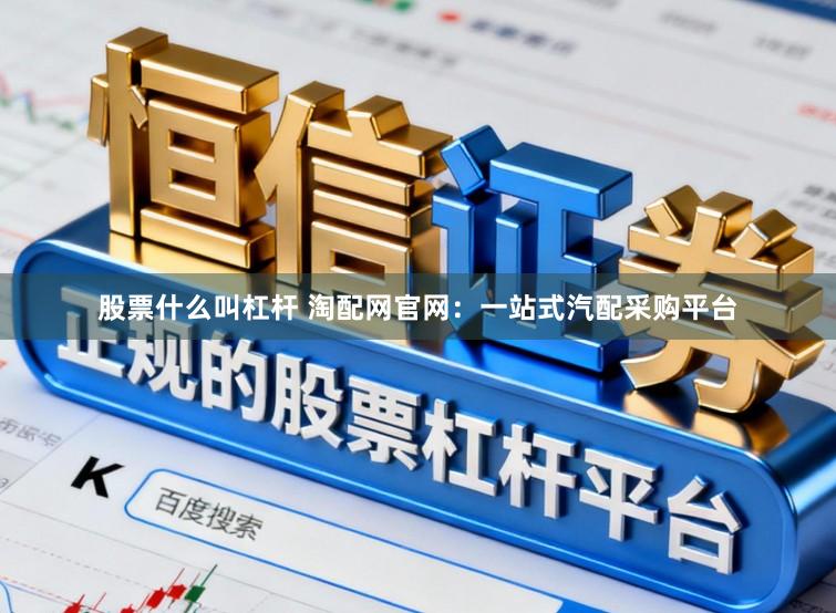 股票什么叫杠杆 淘配网官网：一站式汽配采购平台
