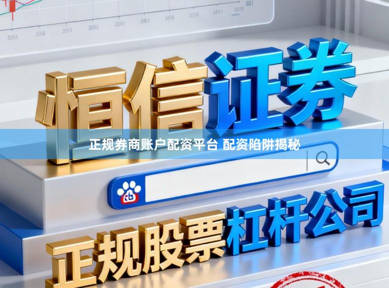 正规券商账户配资平台 配资陷阱揭秘