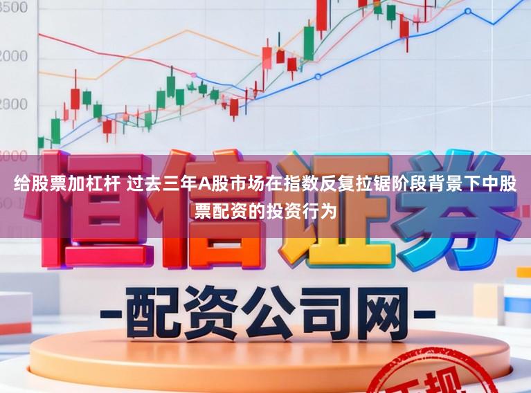 给股票加杠杆 过去三年A股市场在指数反复拉锯阶段背景下中股票配资的投资行为